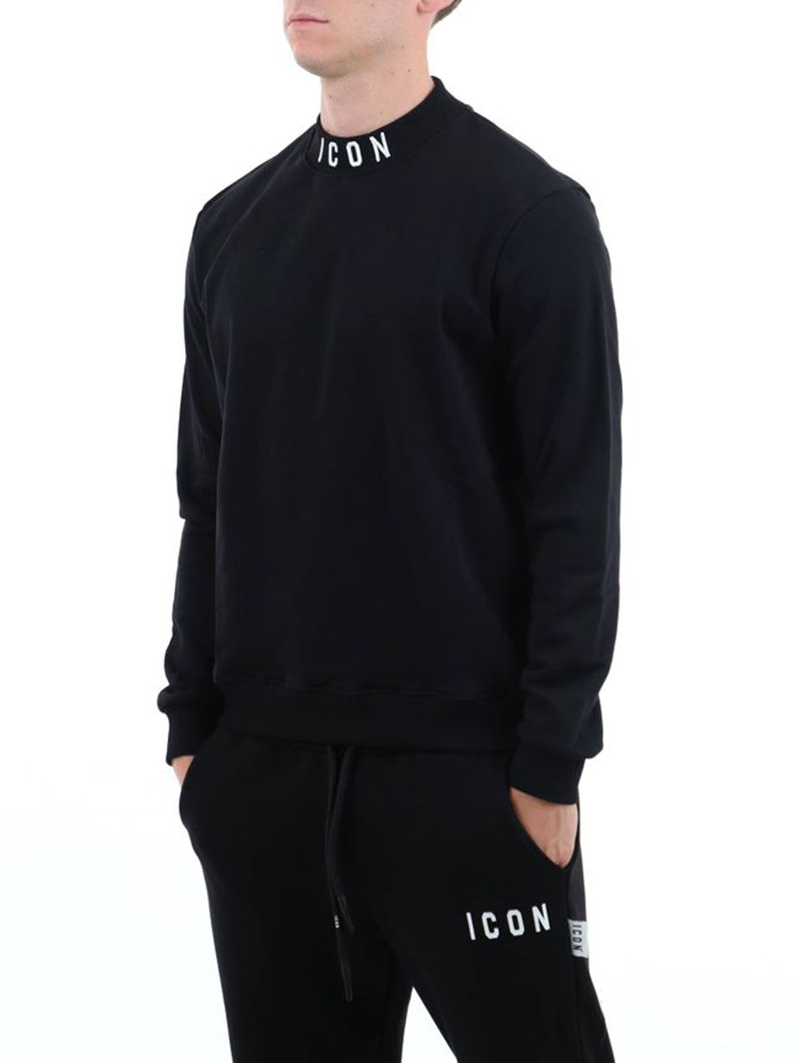 Icon Felpa Girocollo Uomo Nero