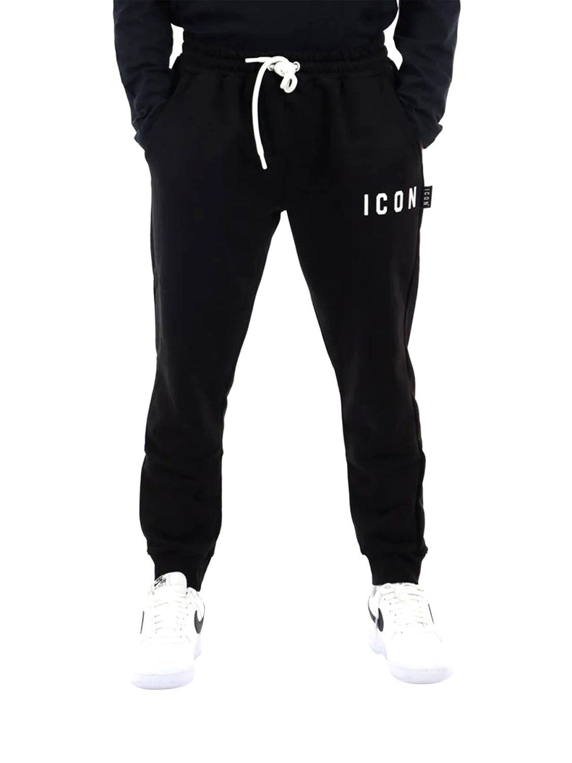Icon Pantalone Jogger Uomo Nero