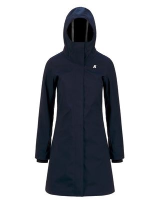 K-way Parka Donna Stephy Bonded Blu scuro