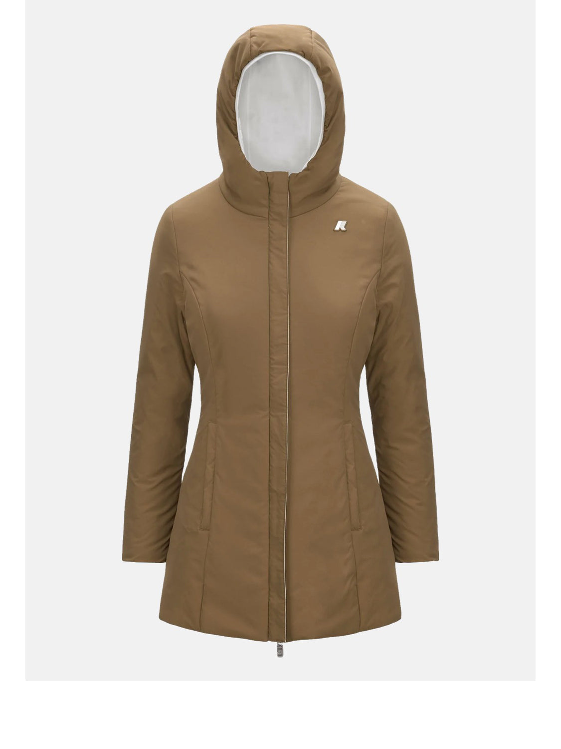 K-way Parka Donna Denise St Warm Double Bianco