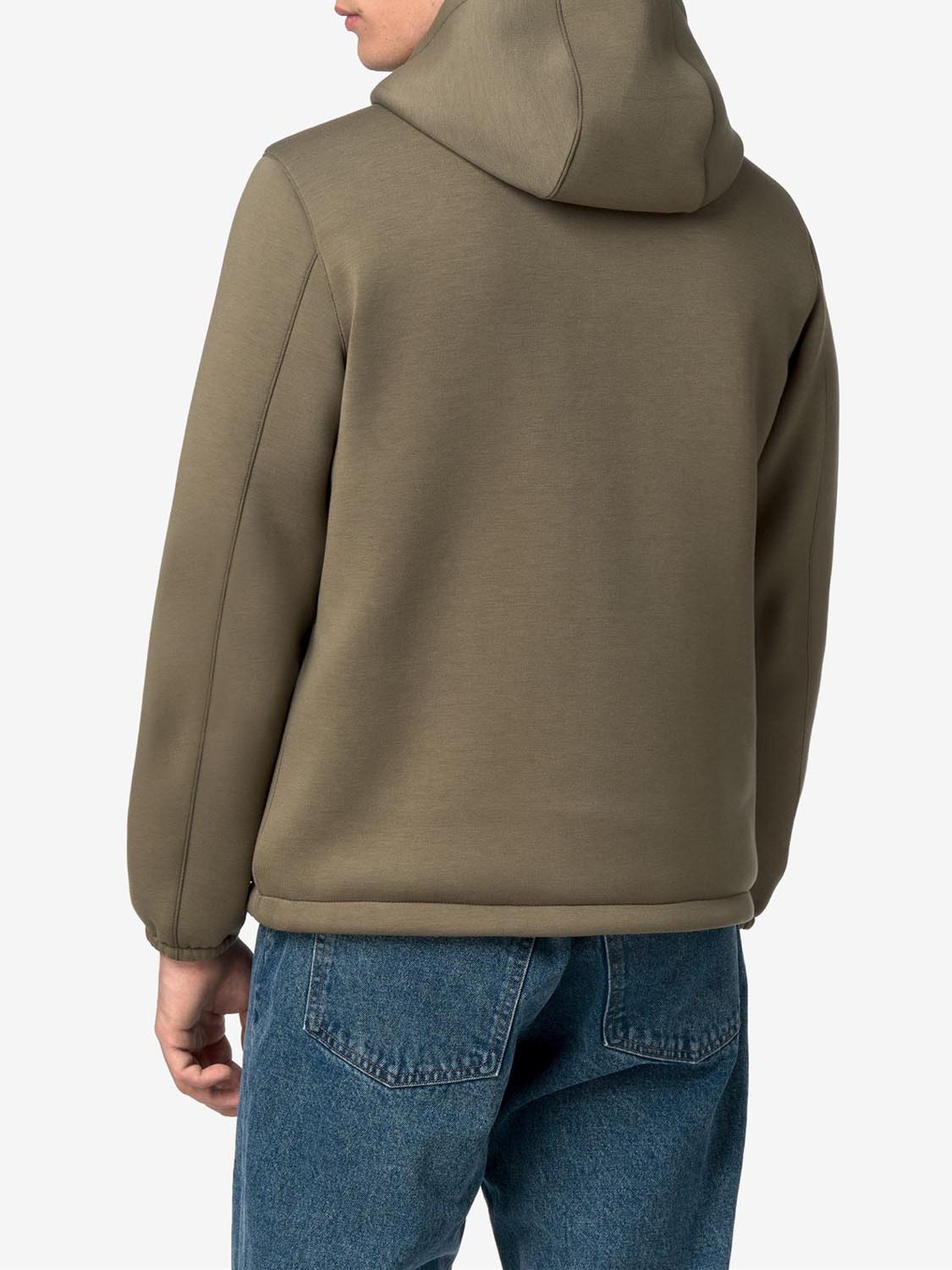 K-way Giubbotto Leggero Uomo Jack Spacer Nylon Double Verde militare