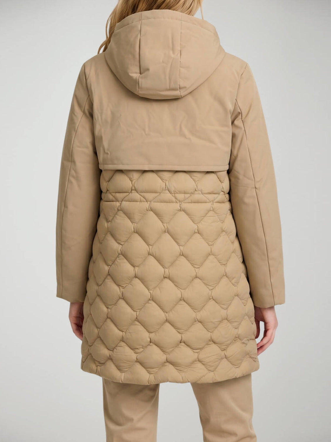 K-way Piumino Donna Siphelle Hybrid Warm Shell Beige
