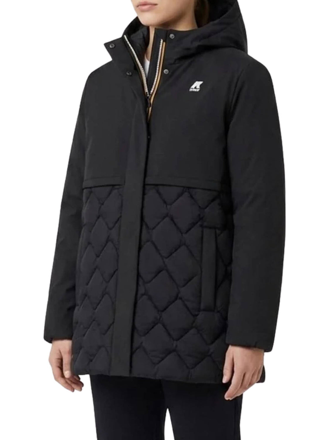 K-way Piumino Donna Siphelle Hybrid Warm Shell Nero