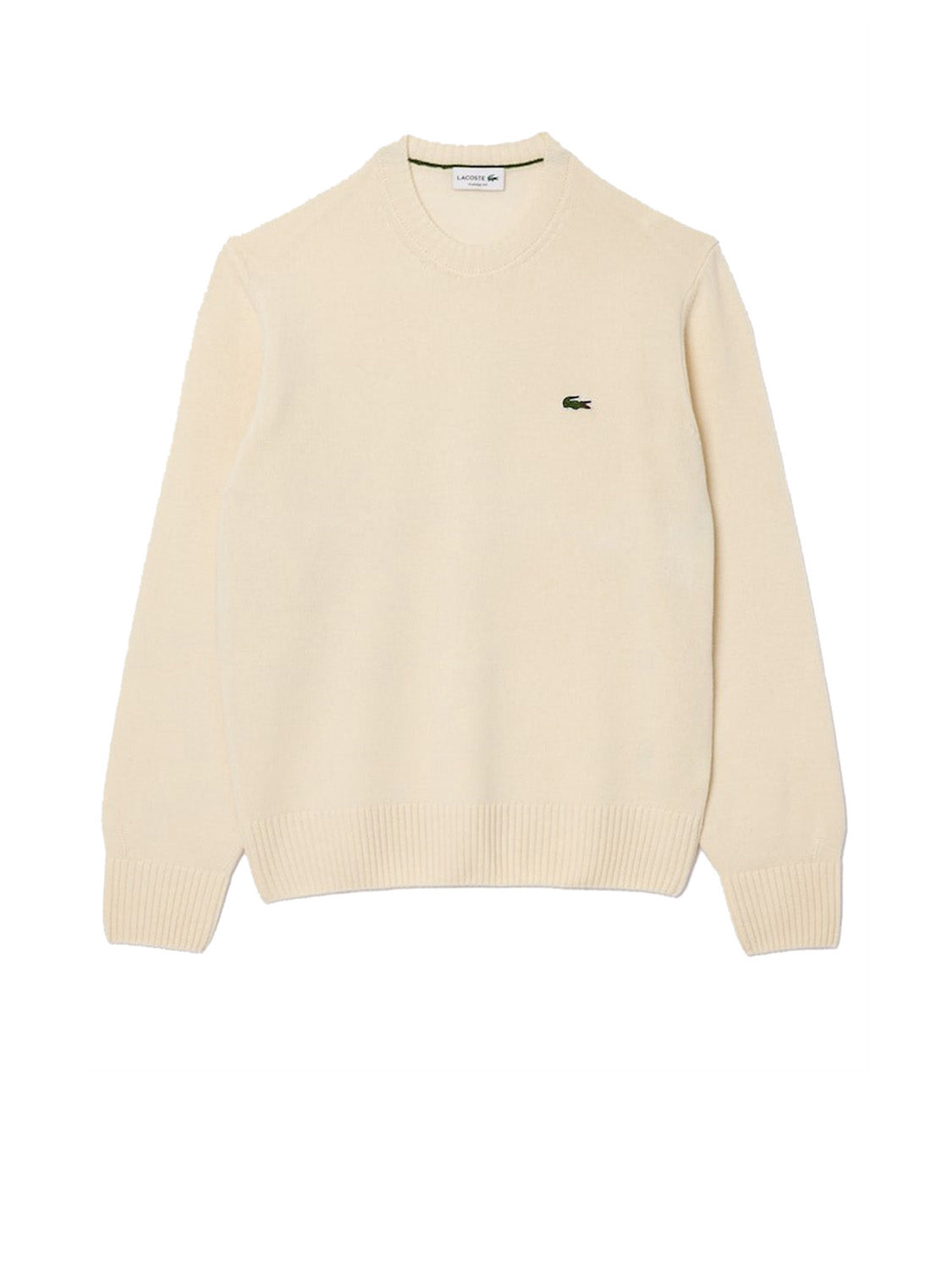 Lacoste Maglione Uomo Bianco panna