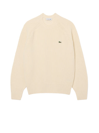 Lacoste Maglione Uomo Bianco panna