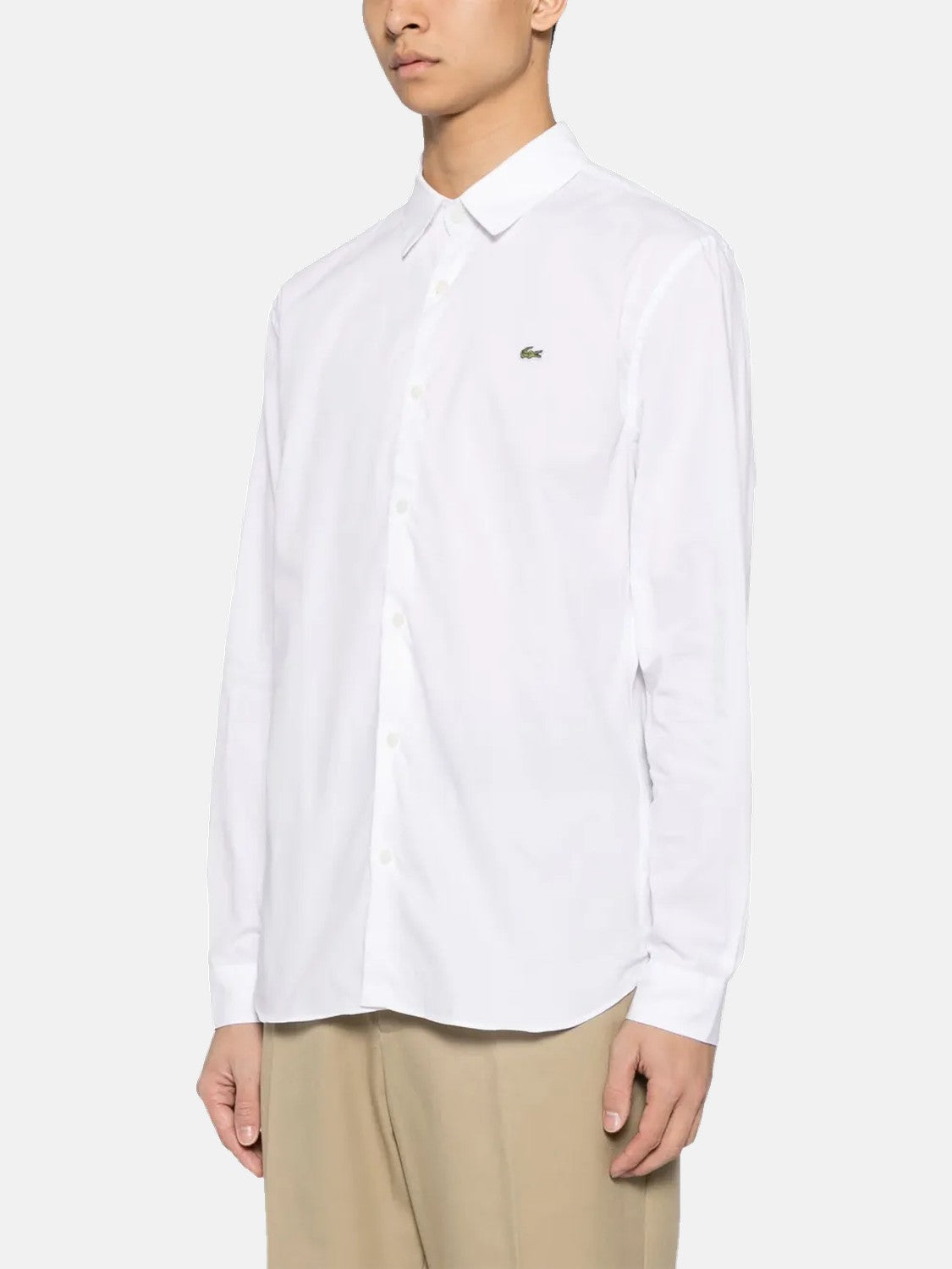 Lacoste Camicia Uomo Bianco