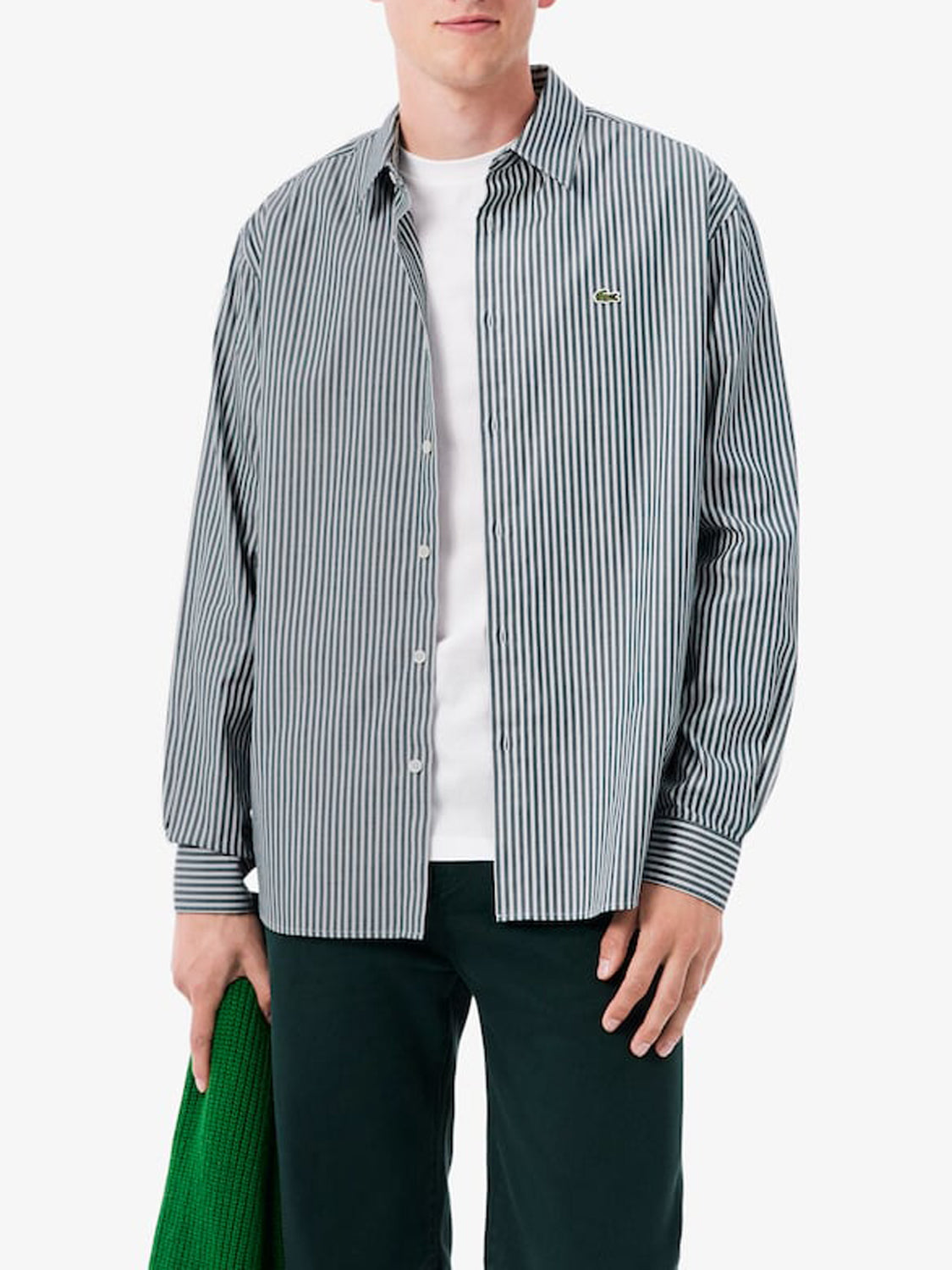 Lacoste Camicia Uomo Verde