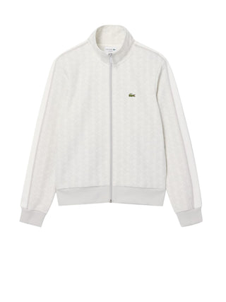 Lacoste Felpa con Zip Uomo Grigio