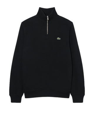 Lacoste Felpa con Zip Uomo Nero