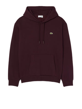 Lacoste Felpa Cappuccio Uomo Marrone scuro