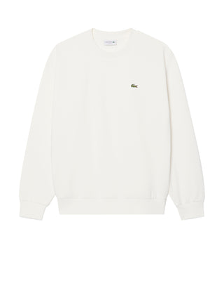 Lacoste Felpa Girocollo Uomo Bianco