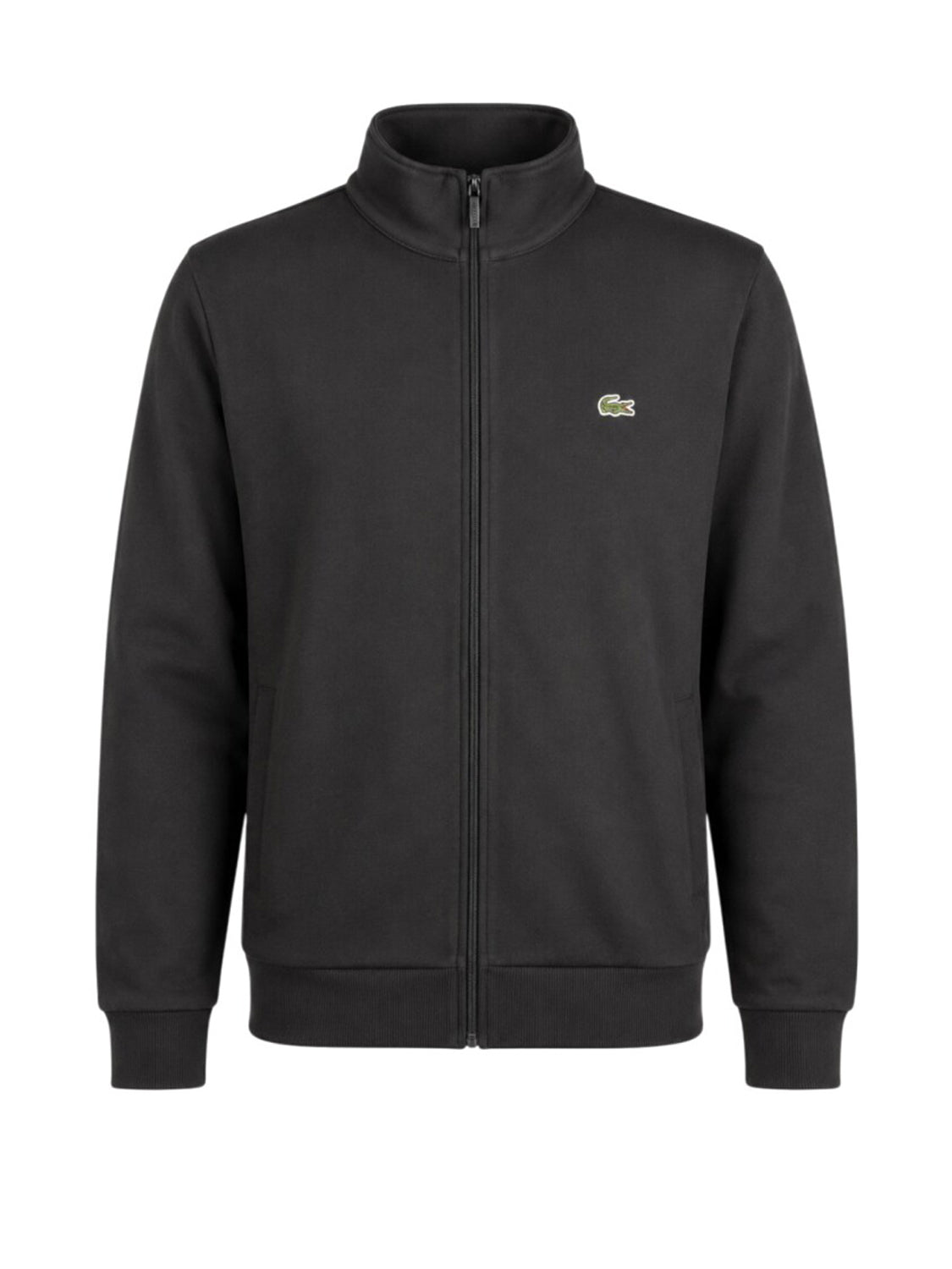 Lacoste Felpa con Zip Uomo Nero