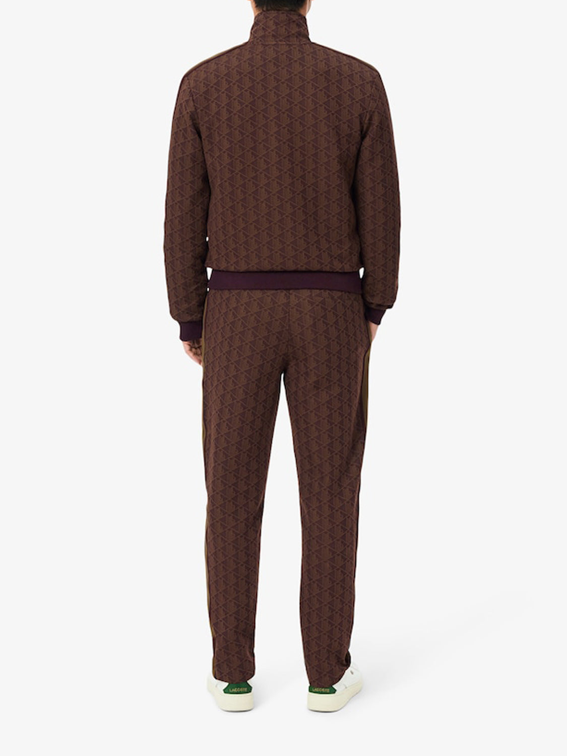 Lacoste Pantalone Tuta Uomo Marrone