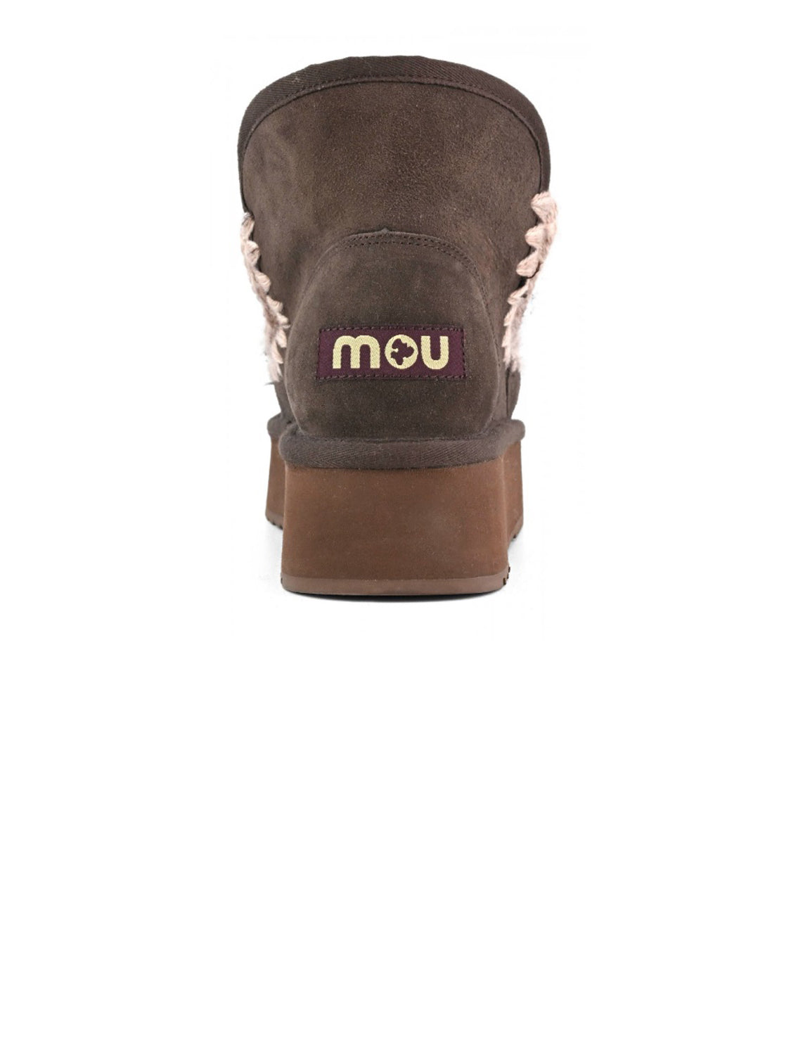 MOU Stivaletti Donna Mini Eskimo Platform Boot Marrone