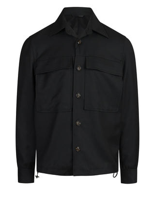 OUT FIT Overshirt Uomo Nero