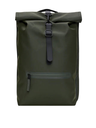 Rains Zaino Unisex Rolltop Rucksack W3 Verde