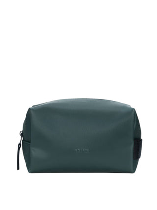 Rains Pochette Unisex Wash Bag Small W3 Verde petrolio