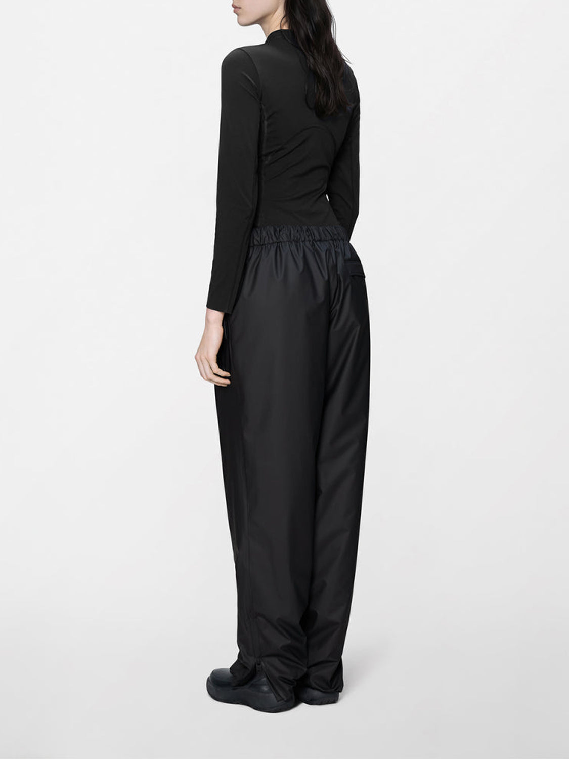 Rains Pantalone Unisex Lohja Insulated Pants W3T2 Nero