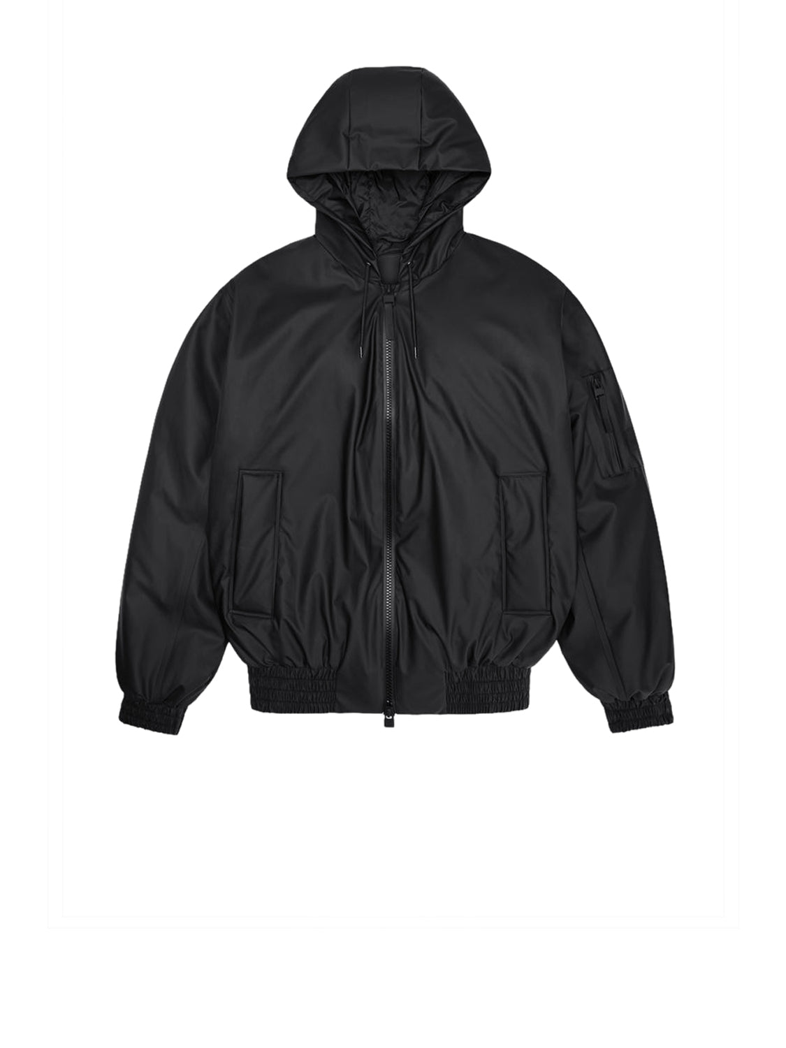 Rains Bomber Unisex Lohja Insulated Bomber Jacket W3T1 Nero
