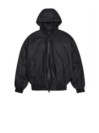 Rains Bomber Unisex Lohja Insulated Bomber Jacket W3T1 Nero