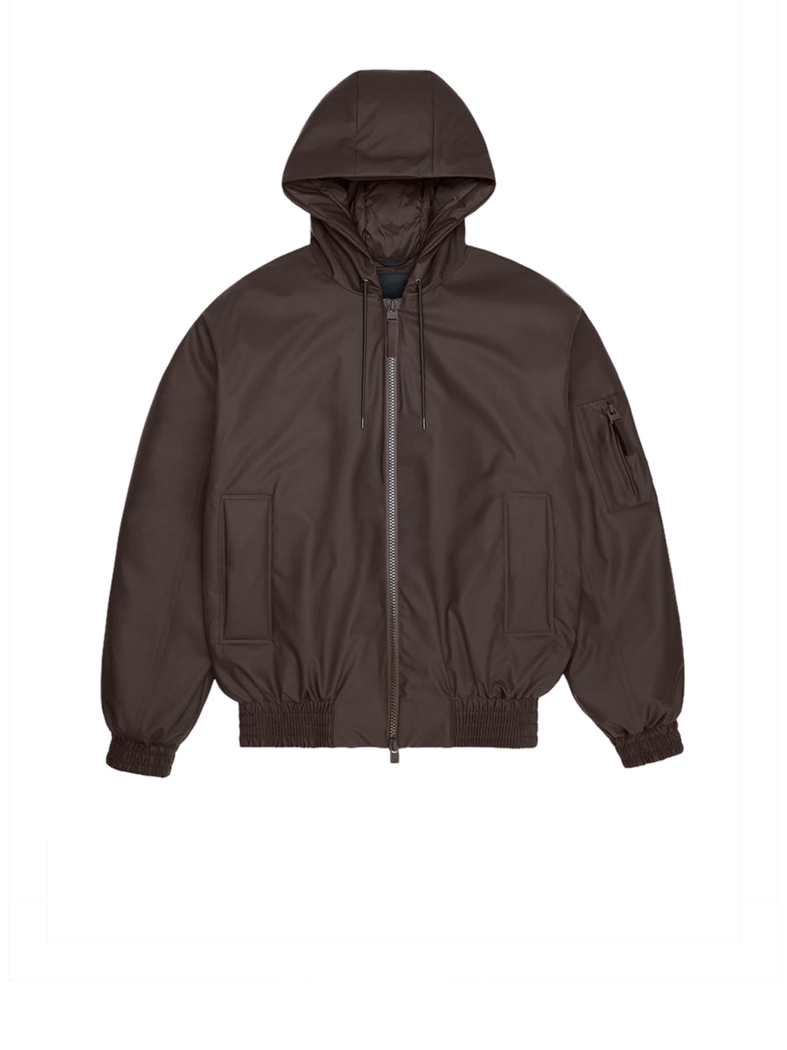 Rains Bomber Unisex Lohja Insulated Bomber Jacket W3T1 Marrone