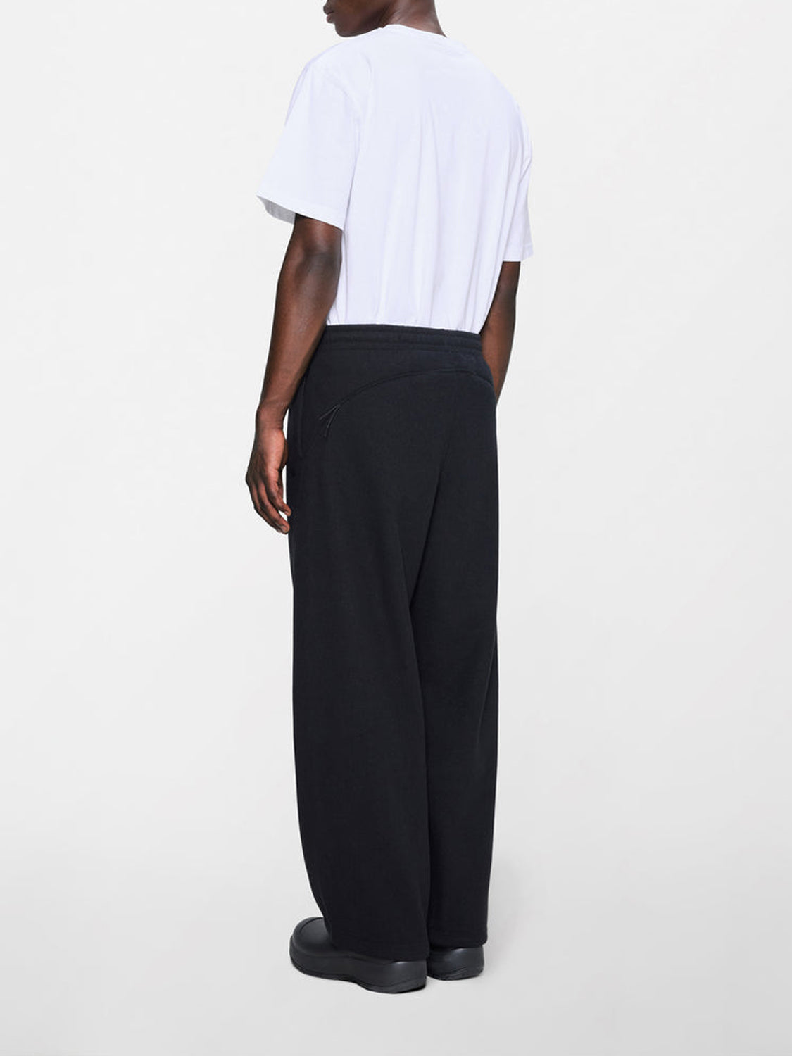 Rains Pantalone Unisex Fleece Pants Nero