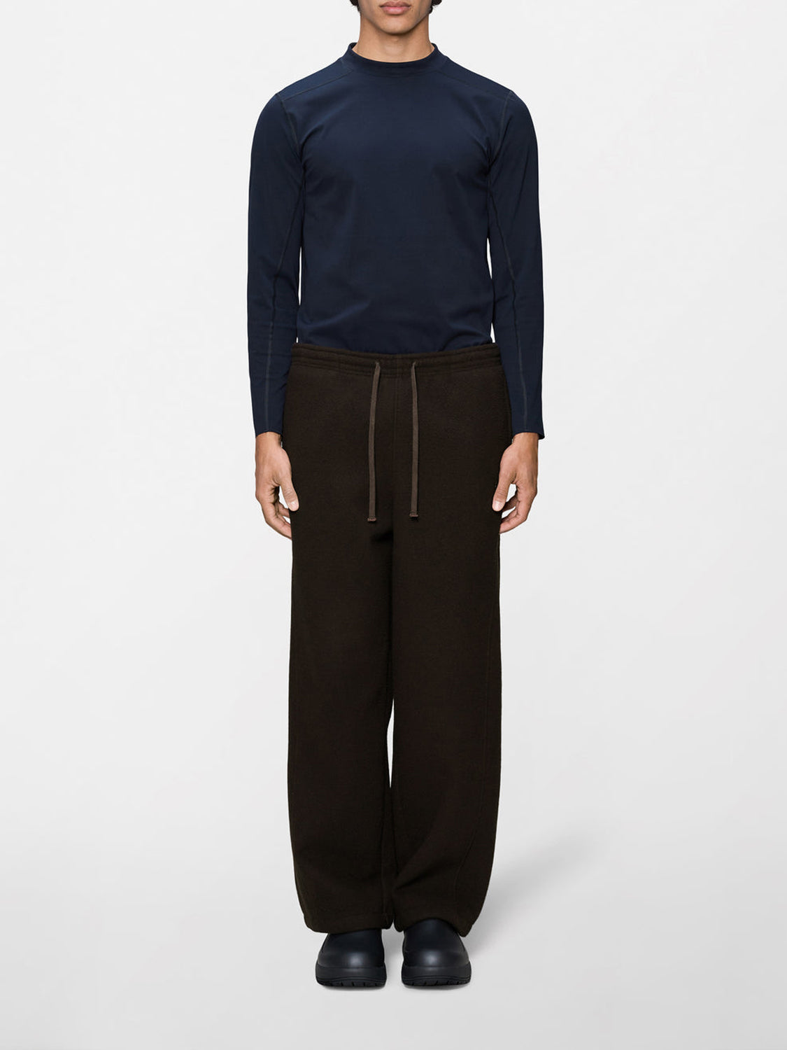 Rains Pantalone Unisex Fleece Pants Marrone