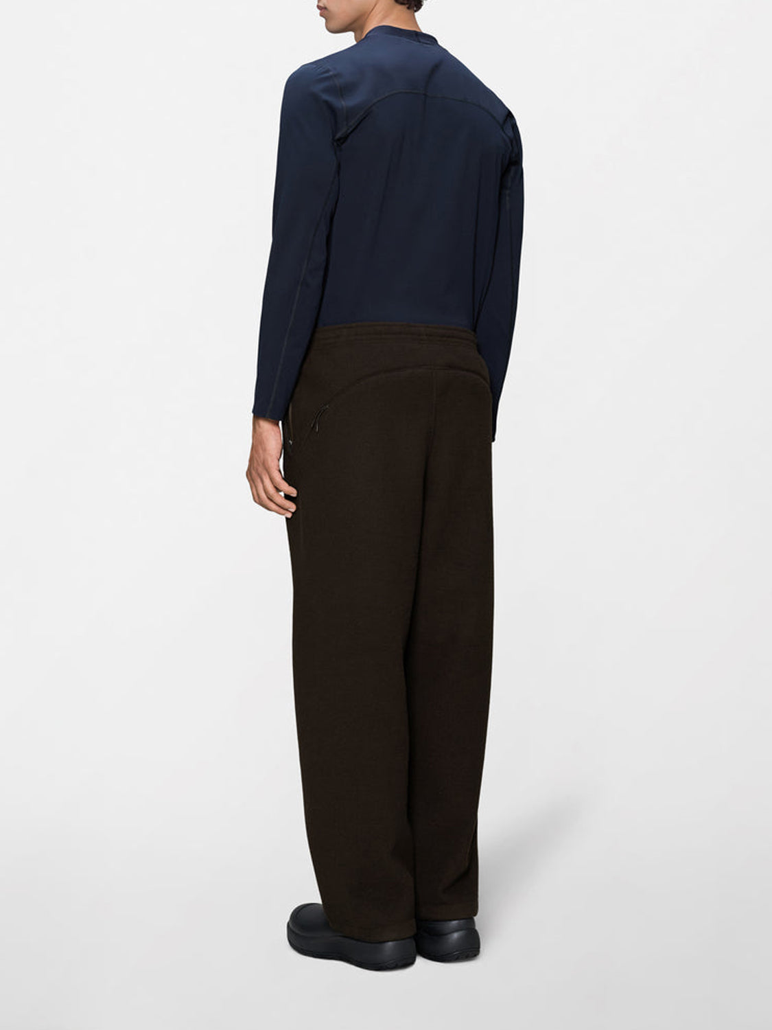 Rains Pantalone Unisex Fleece Pants Marrone