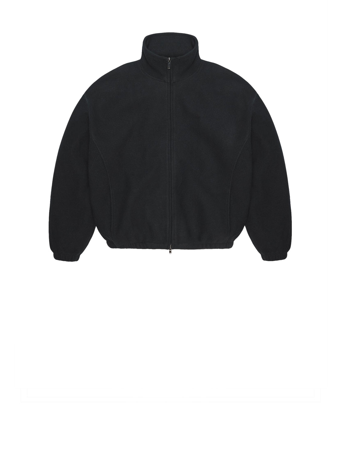 Rains Bomber Unisex Fleece Zip Jacket Nero