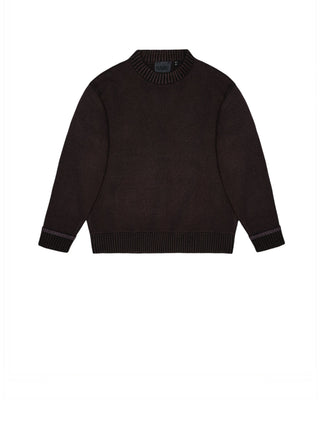 Rains Maglione Unisex Sowa Knit Crew Neck Nero