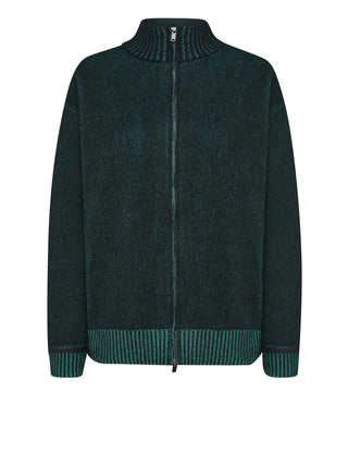 Rains Cardigan Unisex Sowa Knit Zip Cardigan Nero