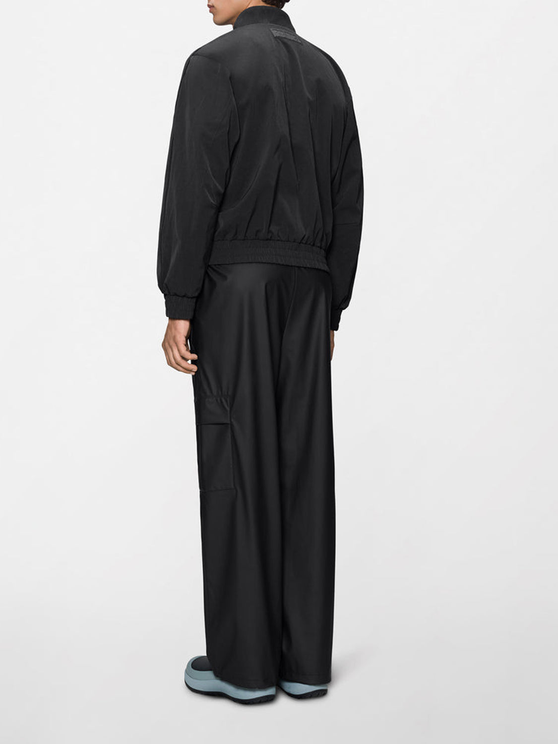 Rains Bomber Unisex Tech Woven Bomber Jacket Nero
