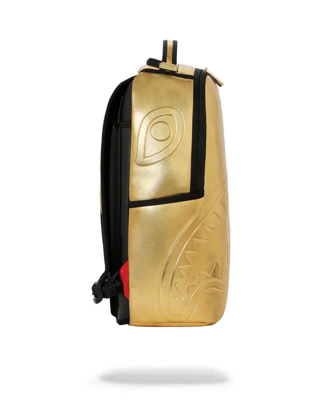 Sprayground Zaino Sharks in Paris gold drip Marrone