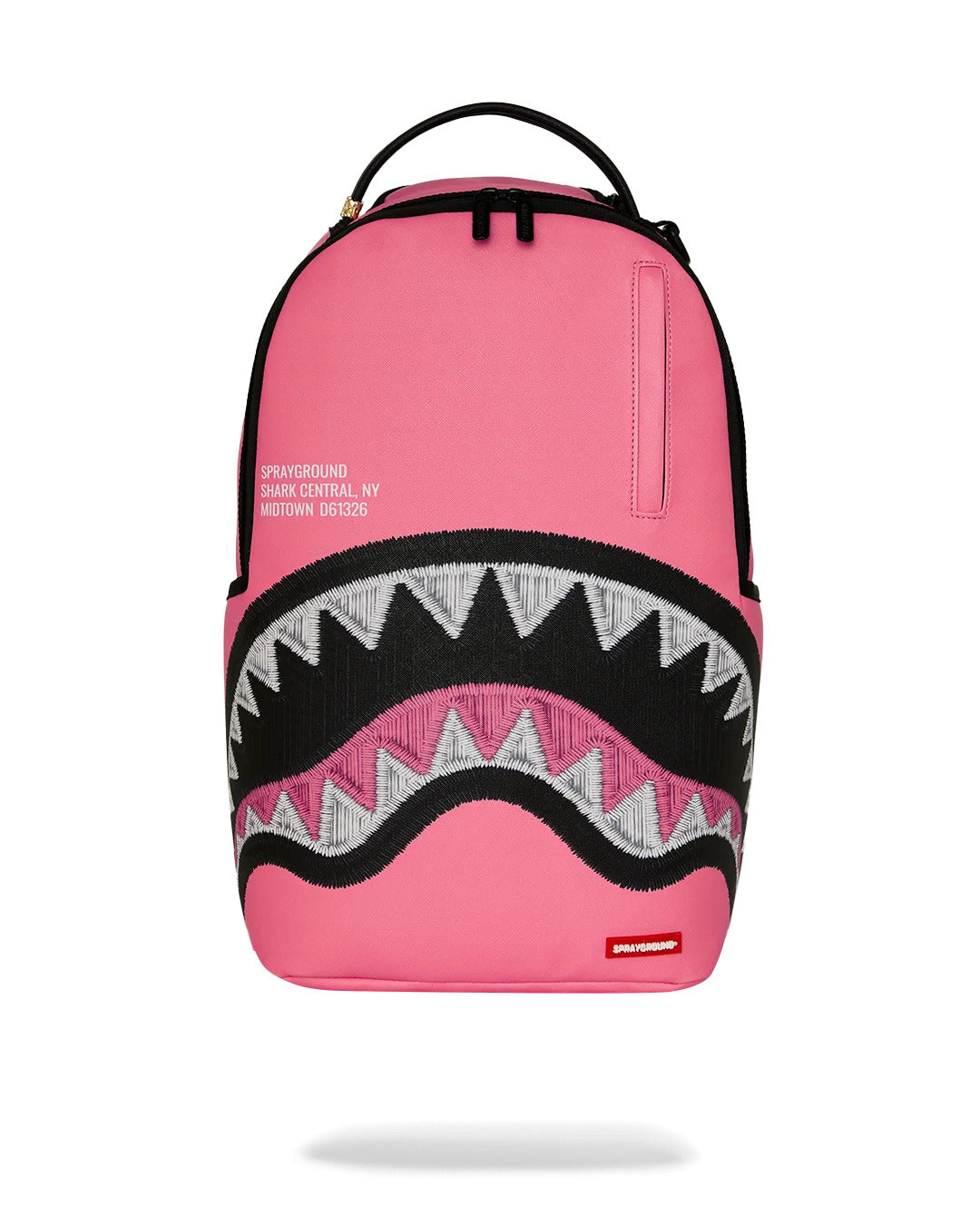Sprayground Zaino Shark central pink embroidered Rosa