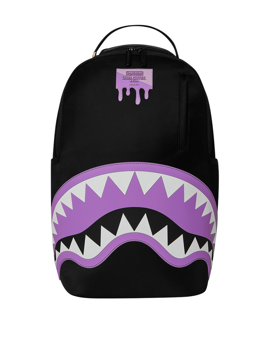 Portafoglio Shark central light purple Nero