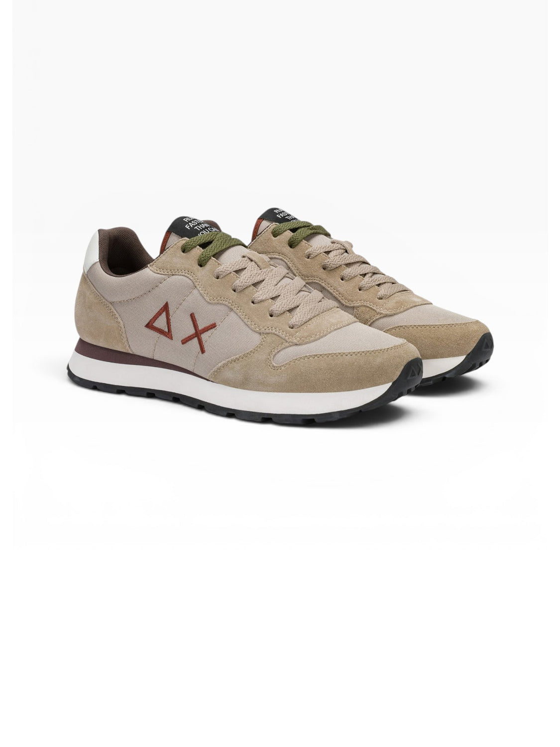 Sun68 Sneakers Uomo Tom Solid Beige scuro