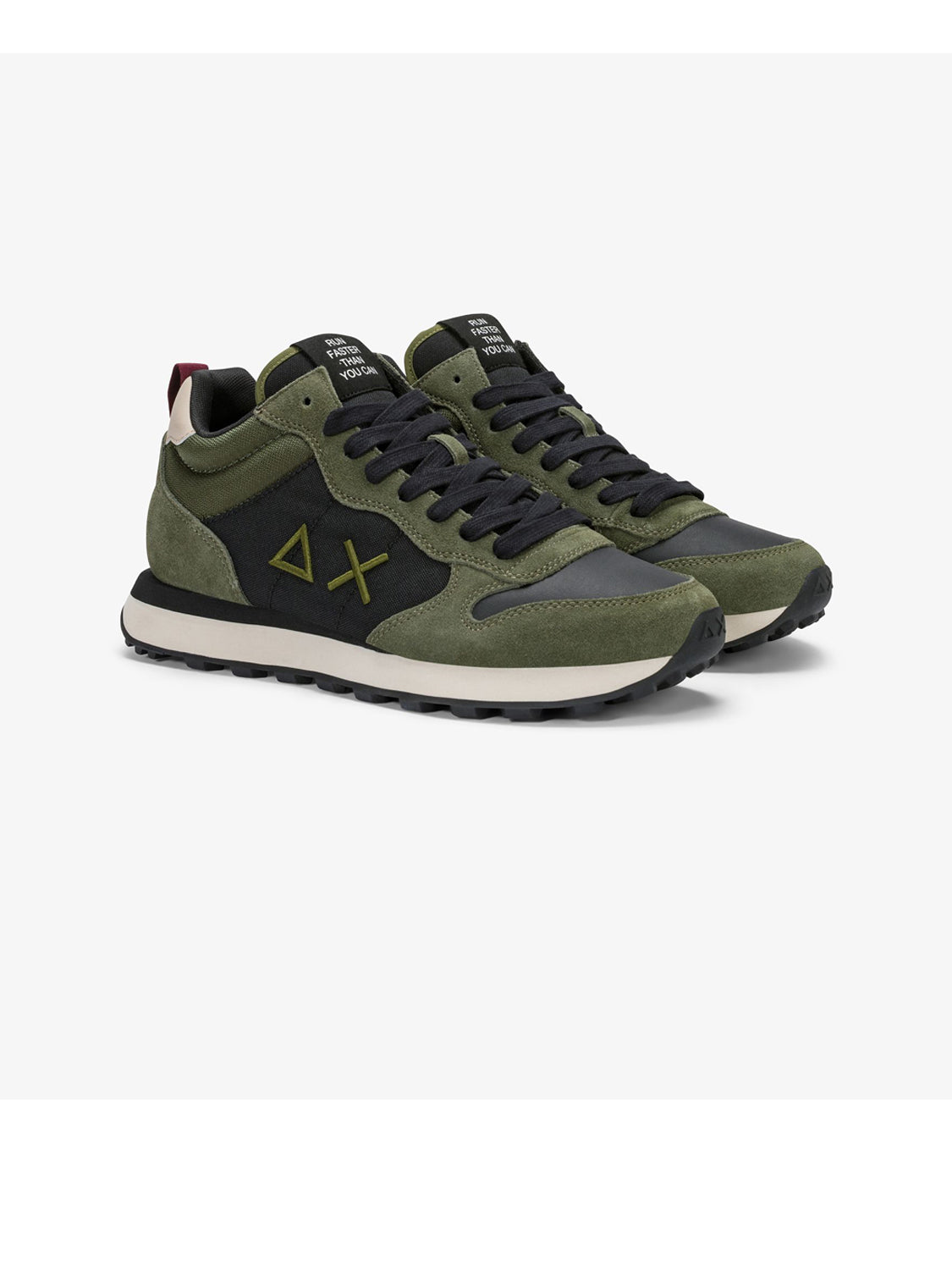 Sun68 Sneakers Uomo Tom 2.0 Mid Militare scuro