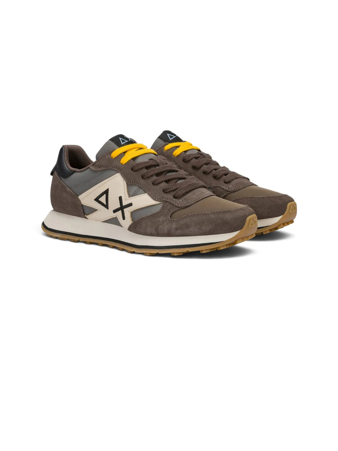 Sun68 Sneakers Uomo Jaki 2.0 Bicolor Marrone