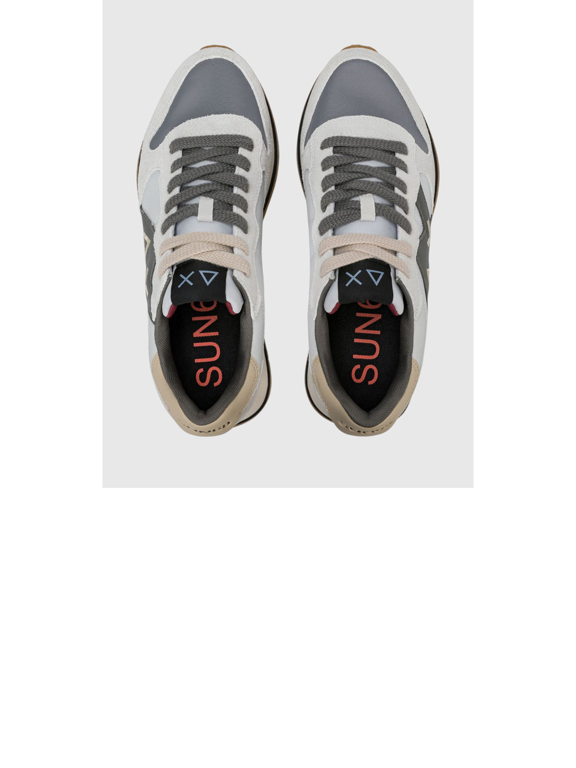 Sun68 Sneakers Uomo Jaki 2.0 Bicolor Ostrica