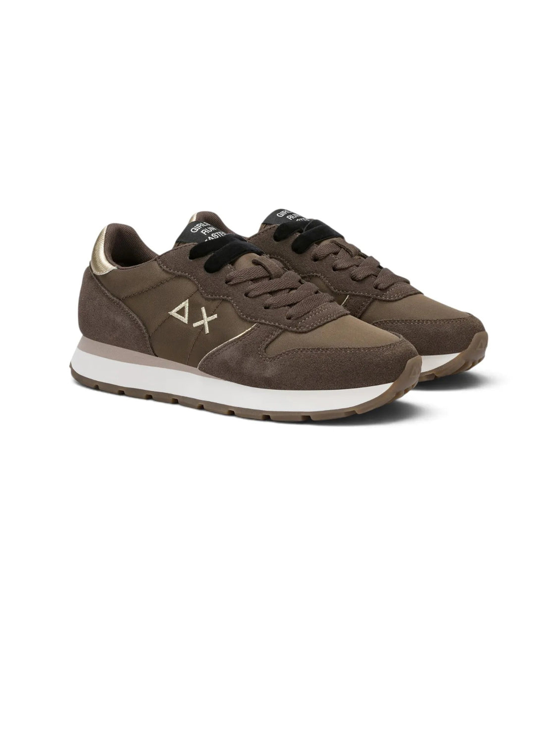 Sun68 Sneakers Donna Ally Silver Gold Marrone
