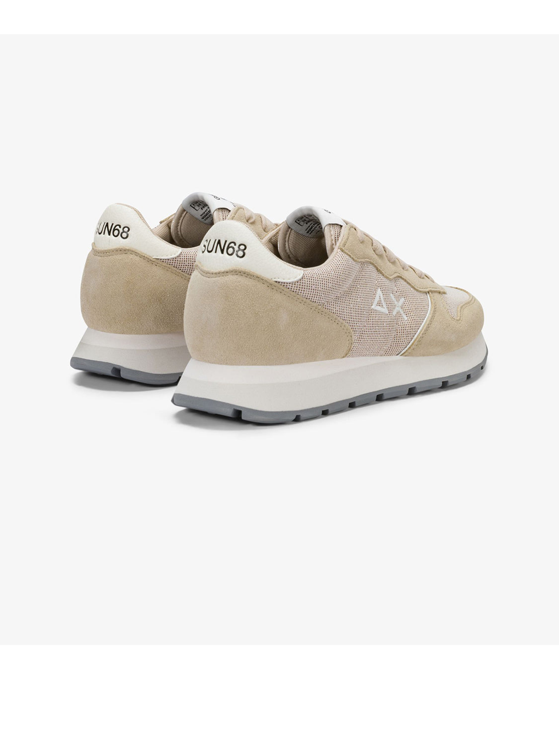 Sun68 Sneakers Donna Ally Glitter Textile Beige