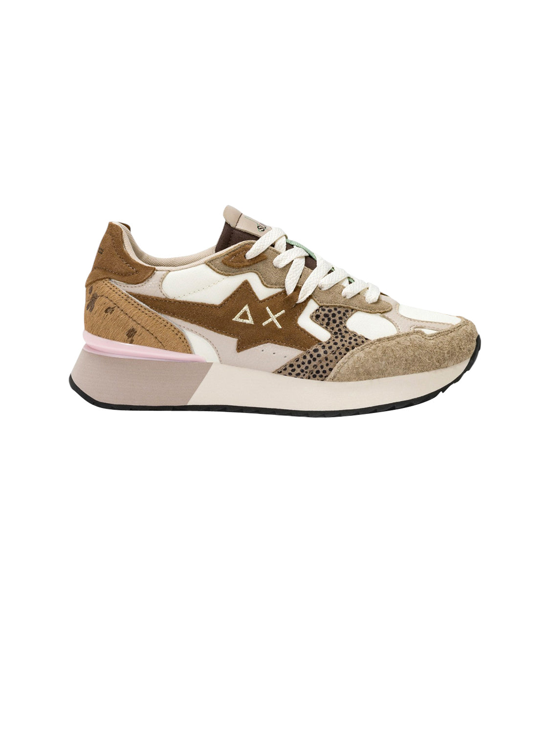 Sun68 Sneakers Donna Stargirl Multicolor Beige