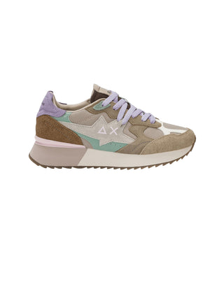 Sun68 Sneakers Donna Stargirl Multicolor Beige scuro