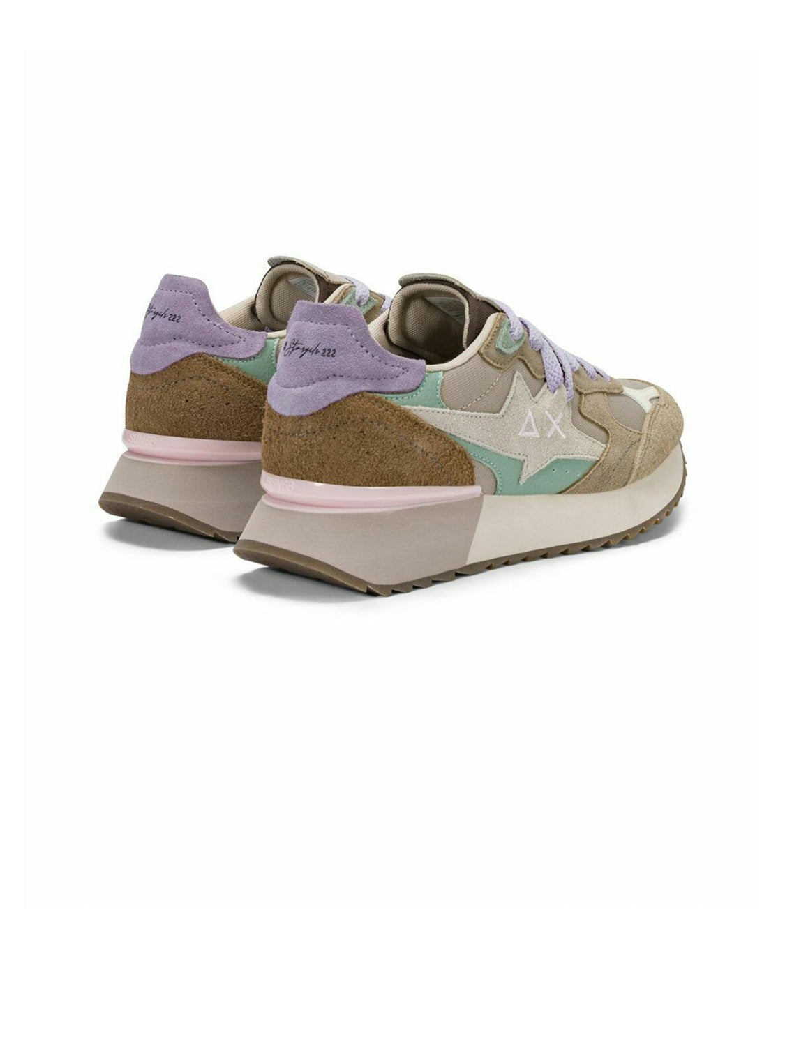 Sun68 Sneakers Donna Stargirl Multicolor Beige scuro