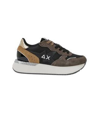 Sun68 Sneakers Donna Big Stargirl Mix Mat Nero