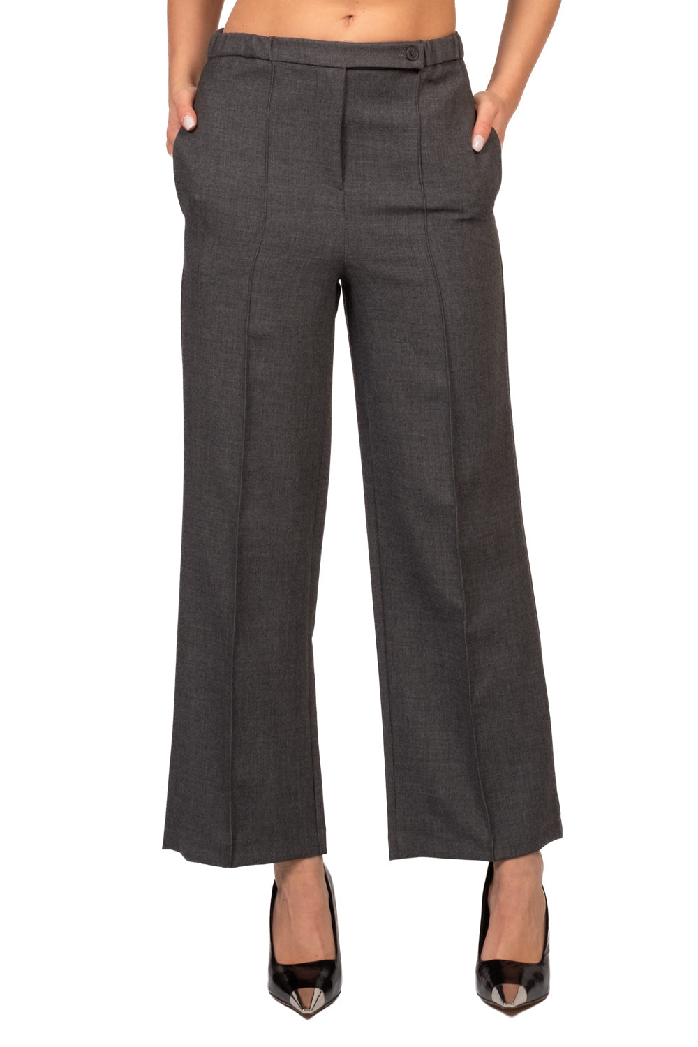 Tensione In Pantalone Donna Grigio