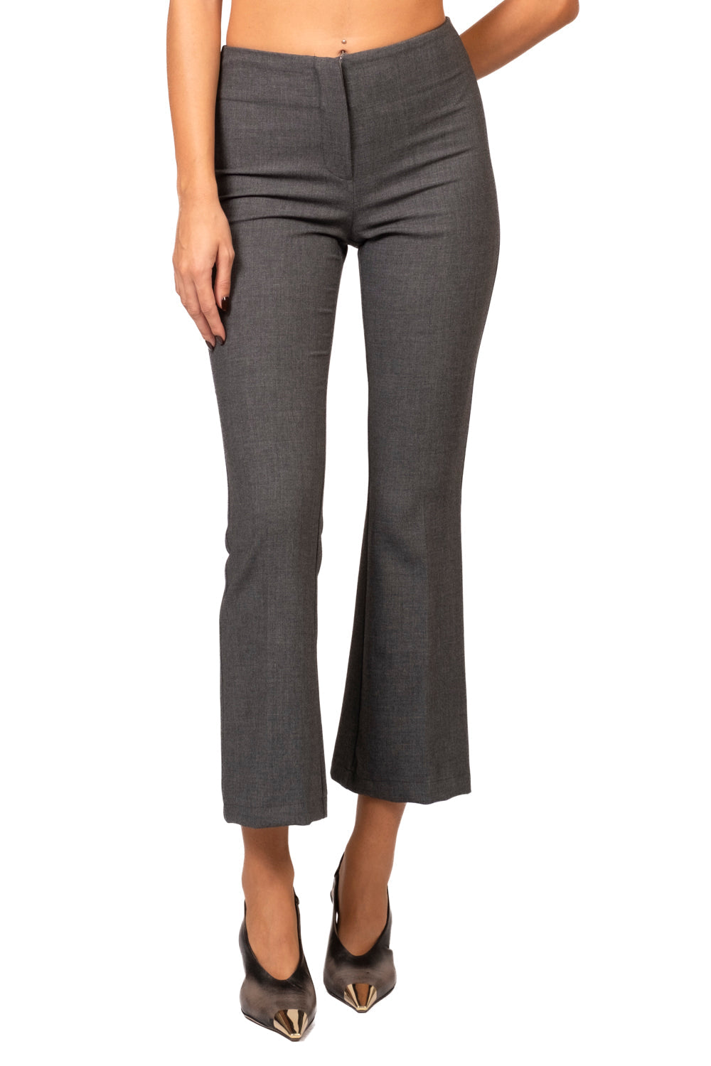 Tensione In Pantalone Donna Grigio
