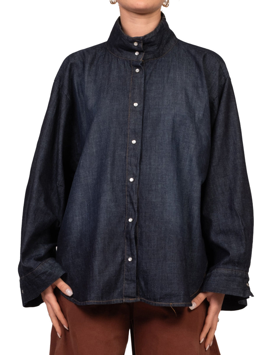 Tensione In Camicia Donna Blu