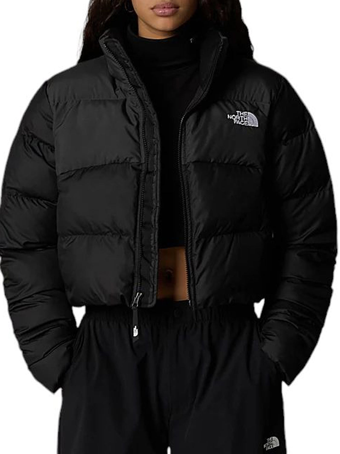 The North Face Piumino Donna Cropped Saikuru Nero