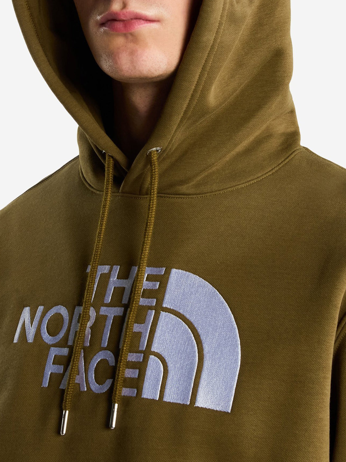 The North Face Felpa Cappuccio Uomo Ess Dp Reg Hoodie Beige scuro